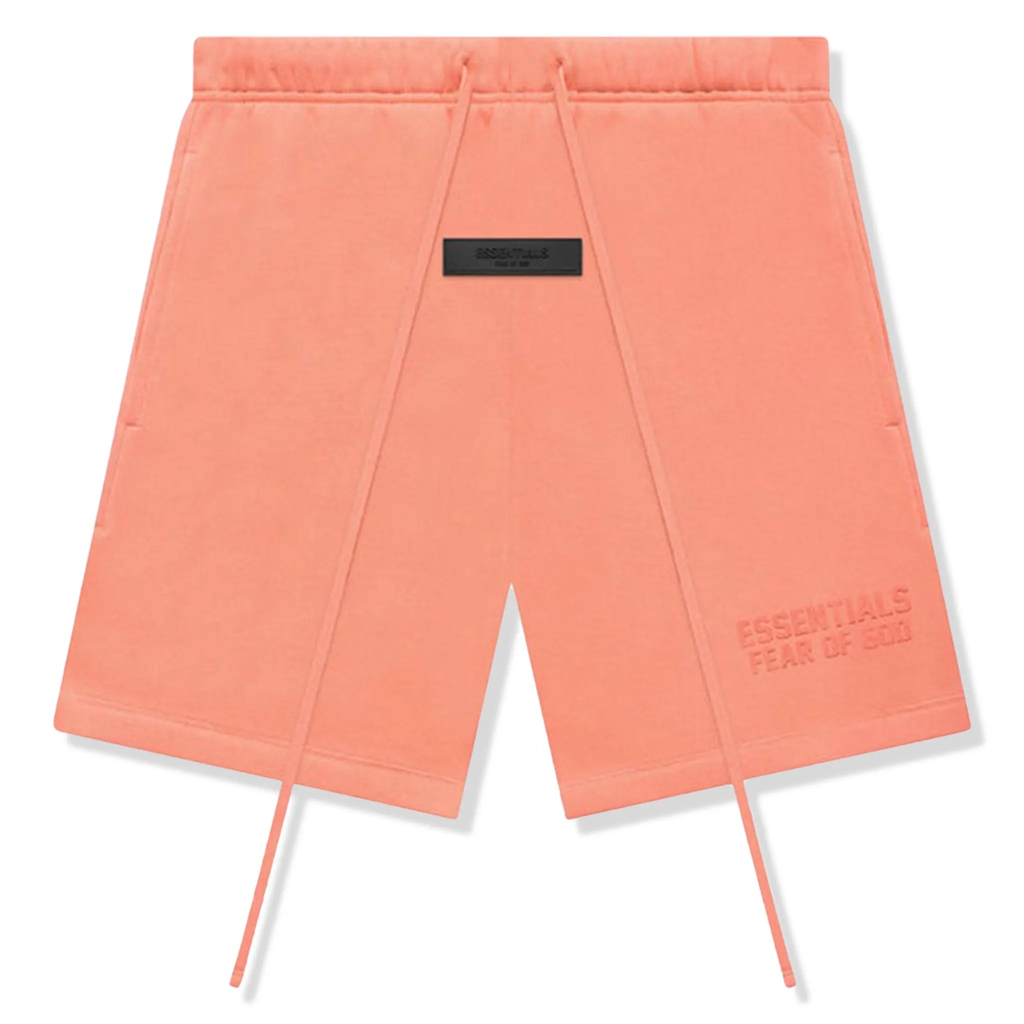 Front view of Fear Of God Essentials Coral Shorts (FW22) 160SU222002F